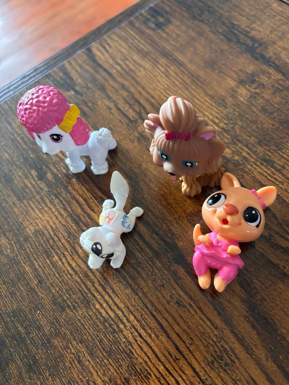 Lot of 4 furReal Friends Small Animal Mini Figures (Includes Mama Josie Kangaroo